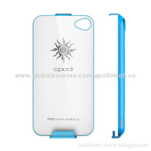 Specialized Battery Covers for iPhone 4/4S, with 2,200mAh Real Capacity and A-grade Polymer Battery